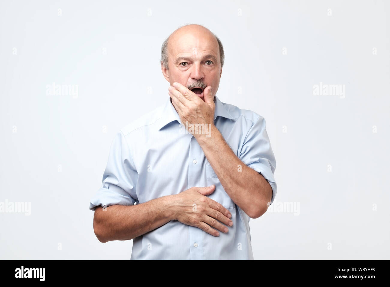 Studio shot confused senior hi-res stock photography and images - Alamy
