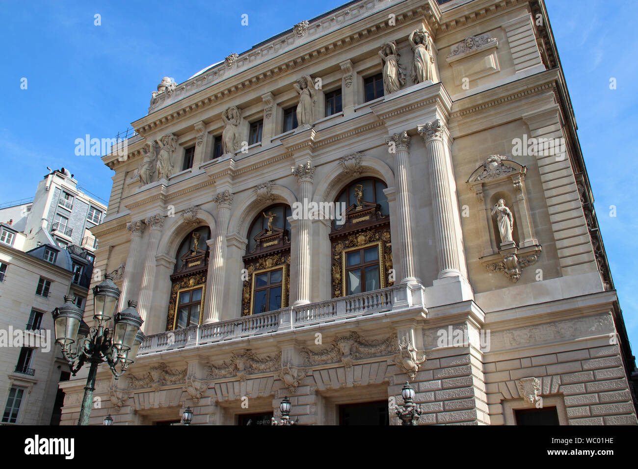 theater (opéra comique) in paris (france) Stock Photo