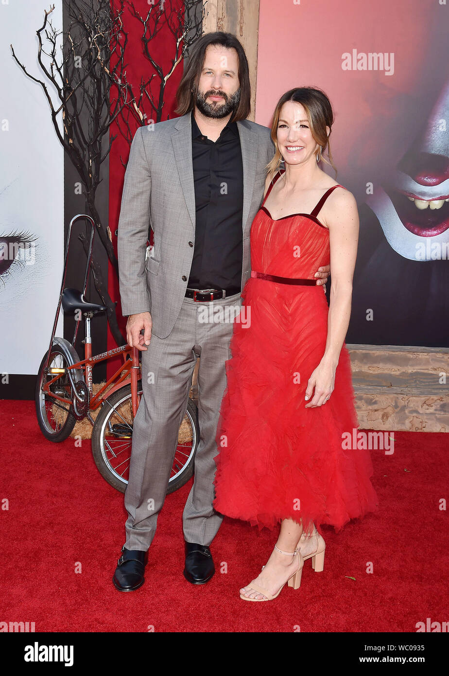 WESTWOOD, CA - AUGUST 26: Gary Dauberman and Sara Dauberman attend the