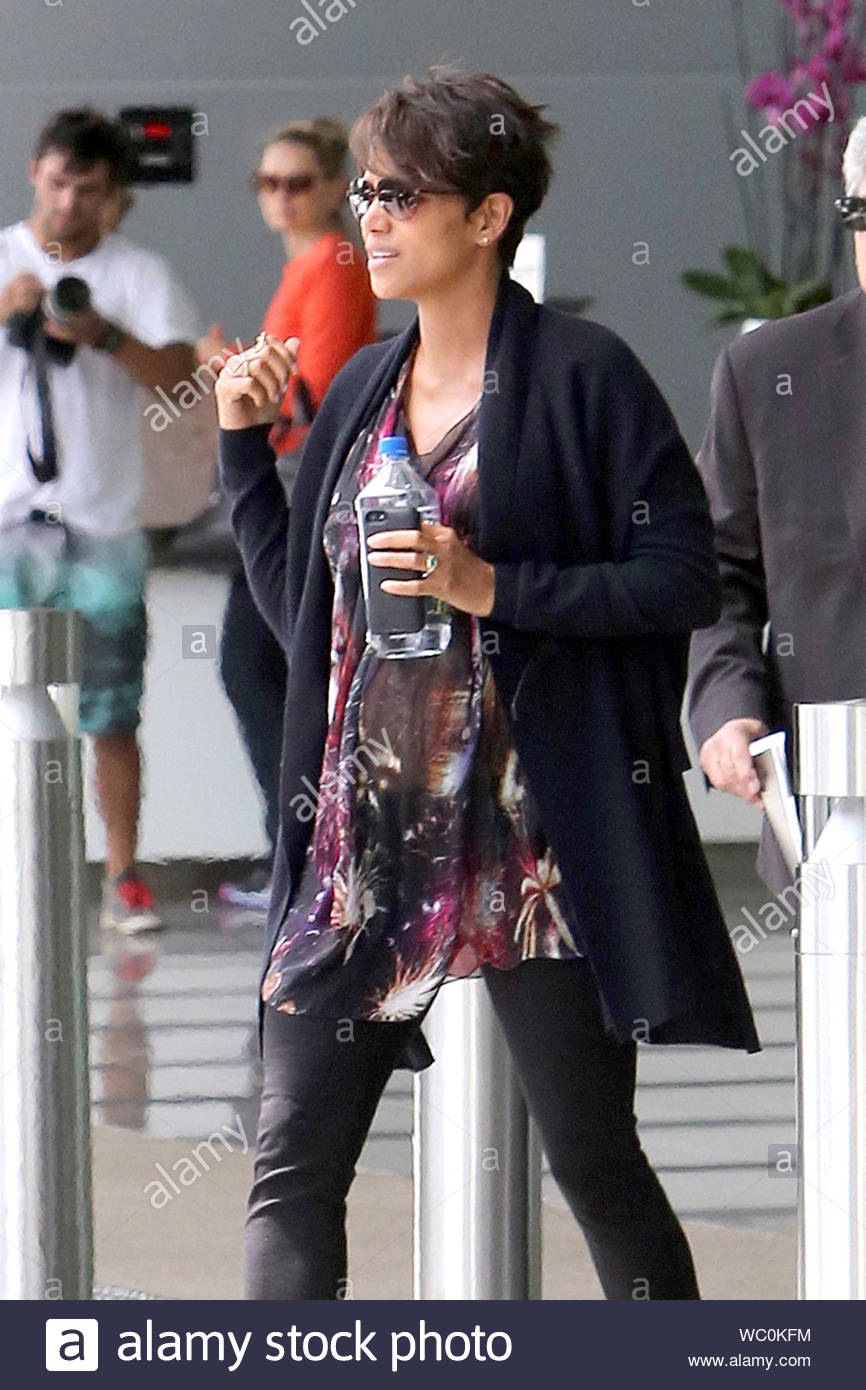 Century City Ca Halle Berry Takes Care Of Business This