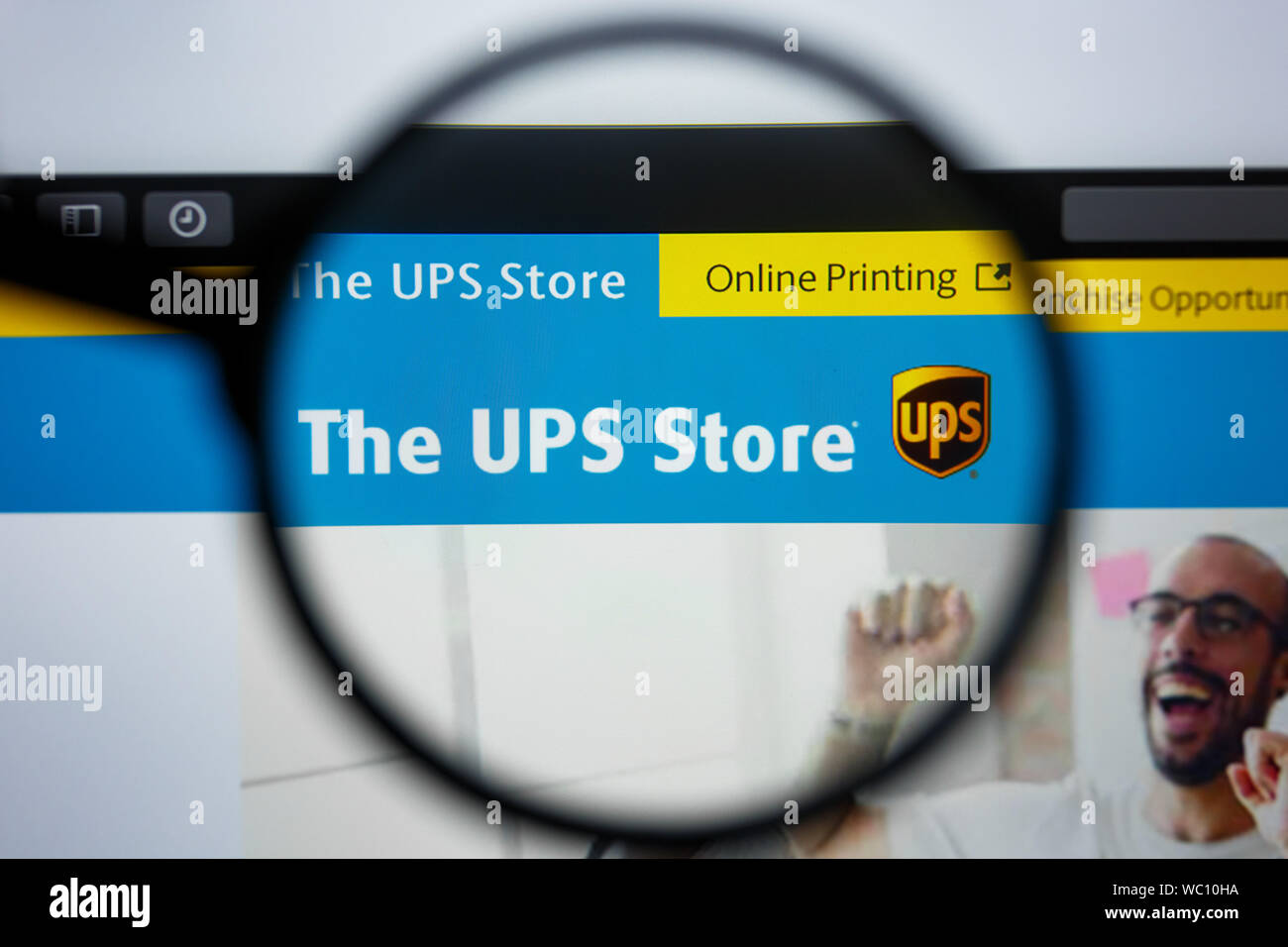 Los Angeles, California, USA 21 Jule 2019 Illustrative Editorial of