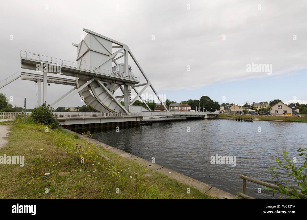 Pegasus Bridge in Normady Stock Photo