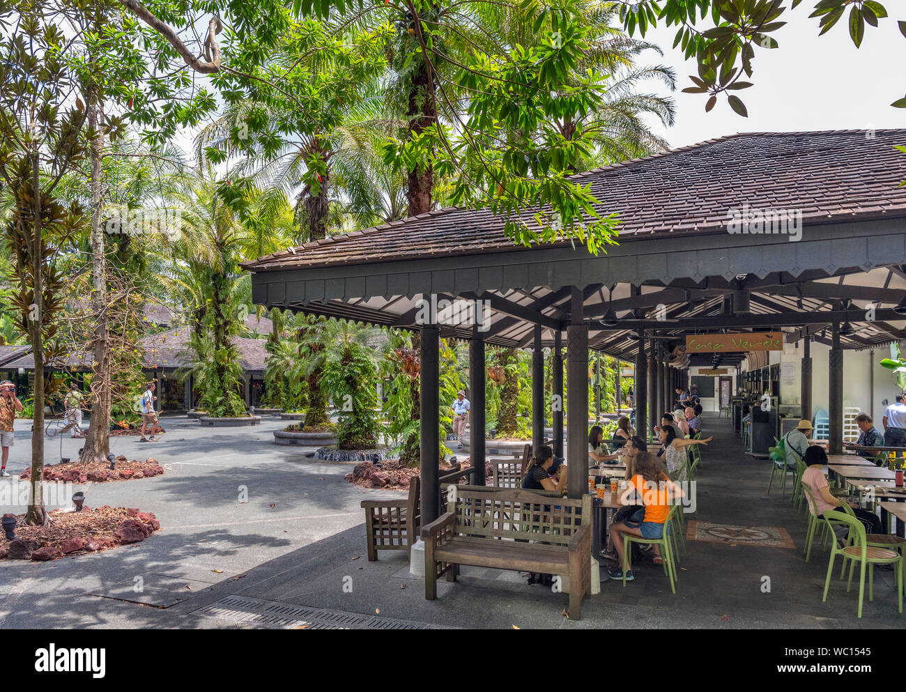 Cafe at the Singapore Botanic Gardens, Singapore Stock Photo