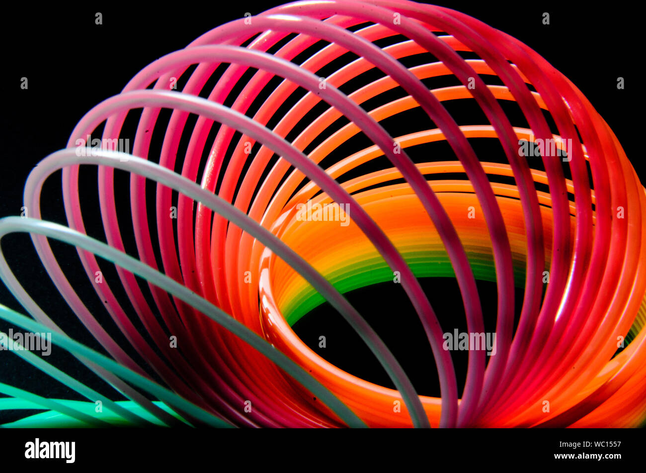 colorful slinky