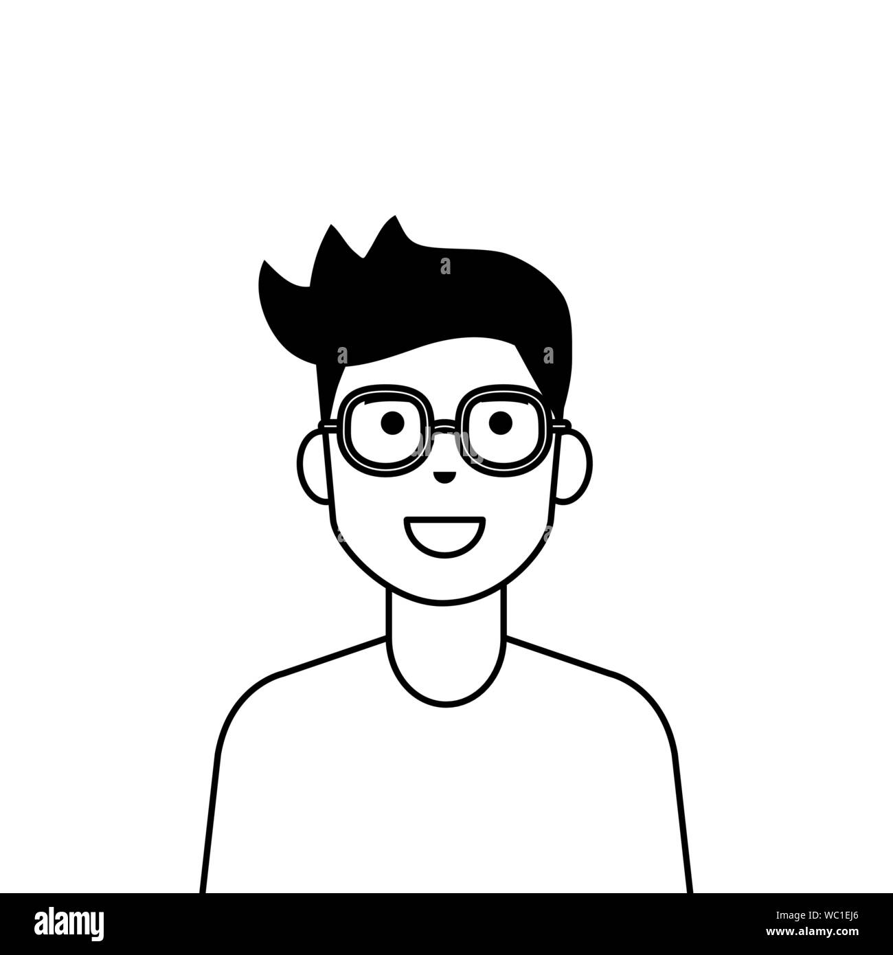 Isolated avatar man vector design Stock Vector Image & Art - Alamy