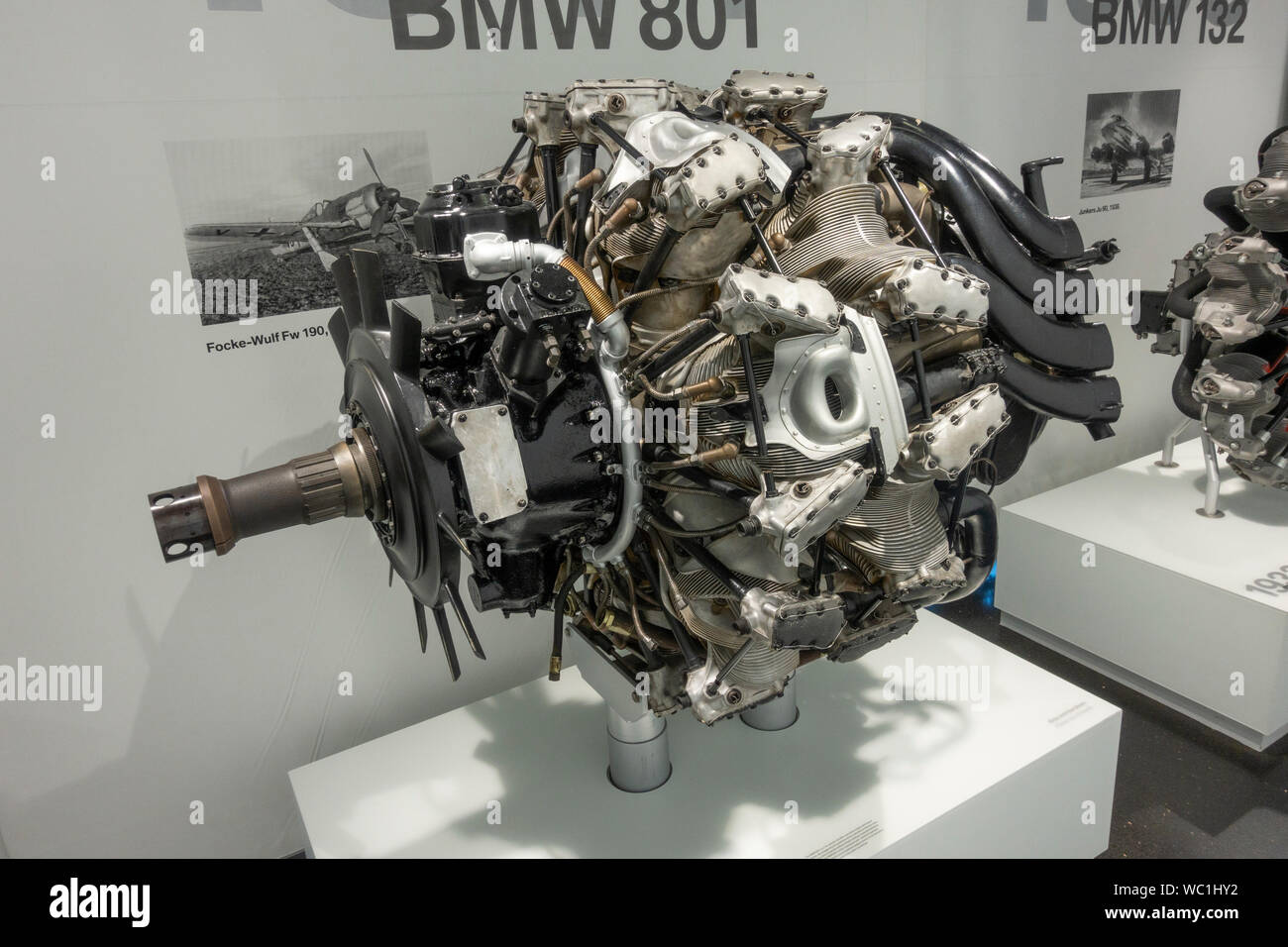 A BMW 801 Air cooled 14 cylinder radial Aircraft Engine As Used By The A BMW 801 Air cooled 14 cylinder radial Aircraft Engine As Used By The