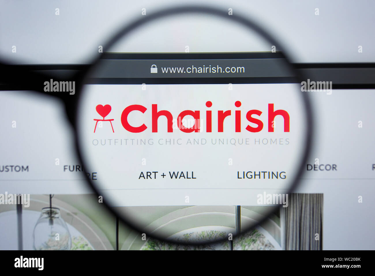 Los Angeles, California, USA 21 Jule 2019 Illustrative Editorial of