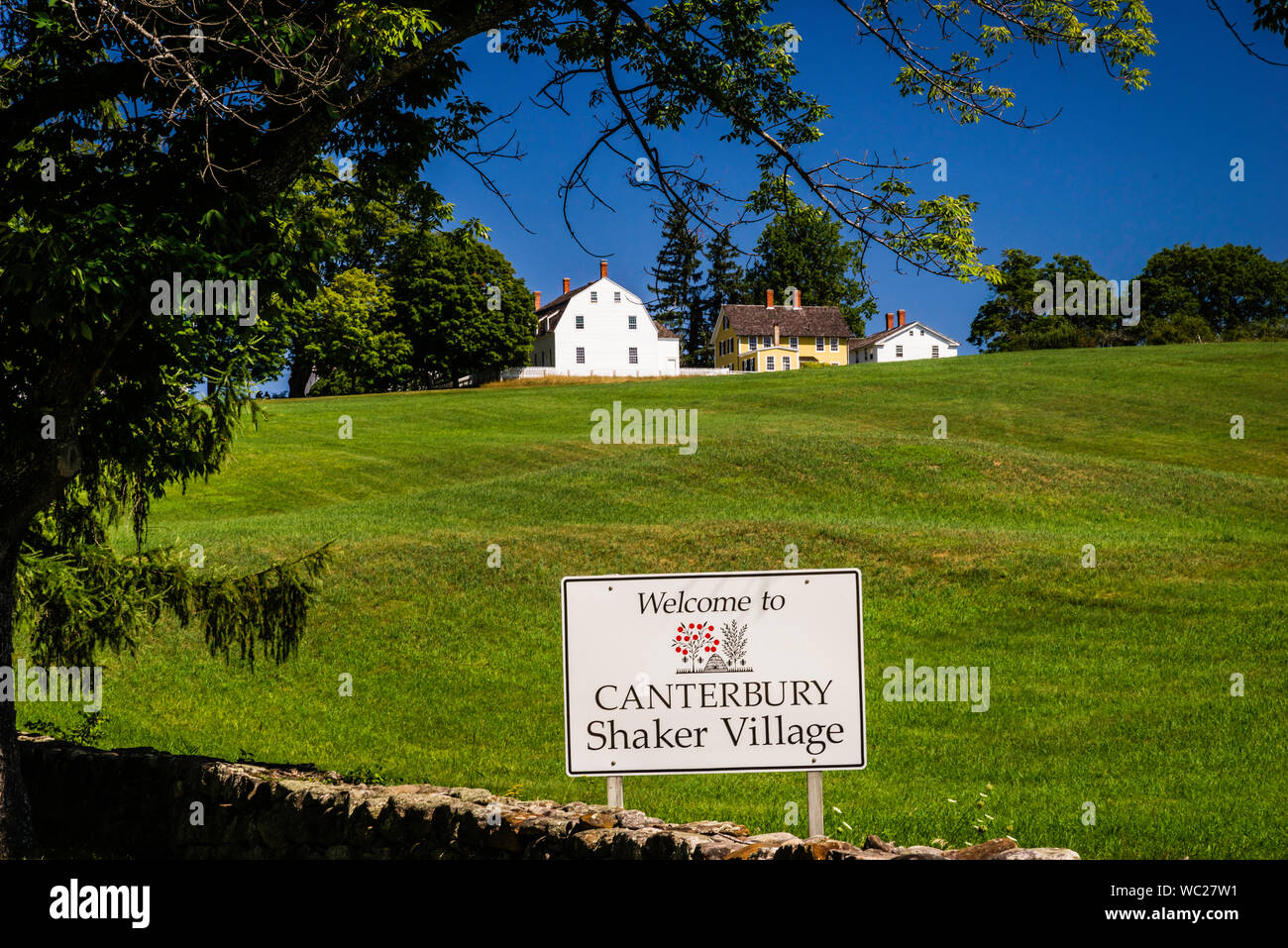 Canterbury Shaker Village _ Canterbury, New Hampshire, USA Stock Photo