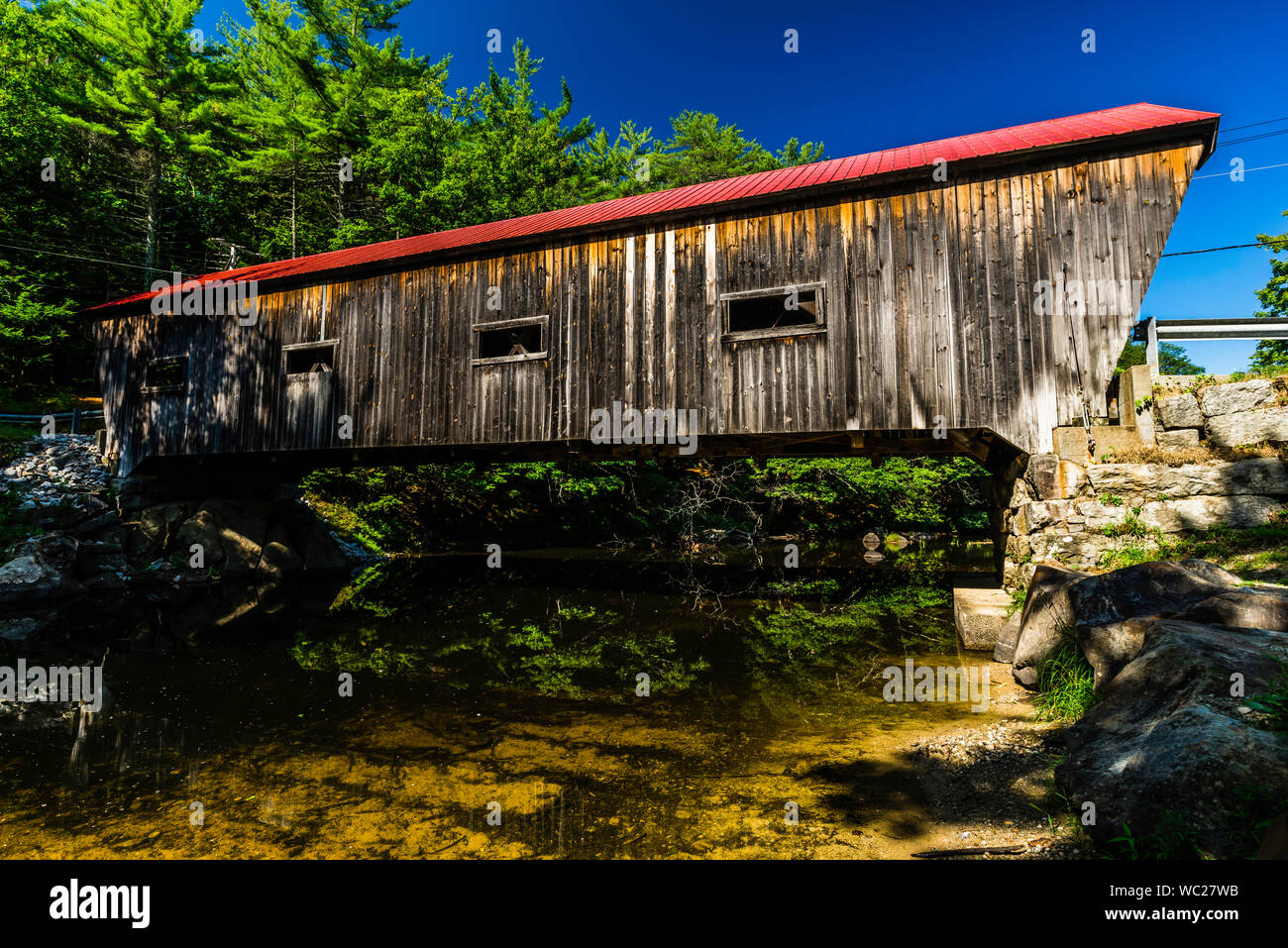 Dalton Covered Bridge Warner, New Hampshire, USA Stock Photo Alamy