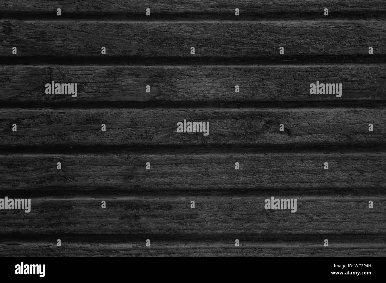 black planks background or natural wooden boards texture Stock Photo