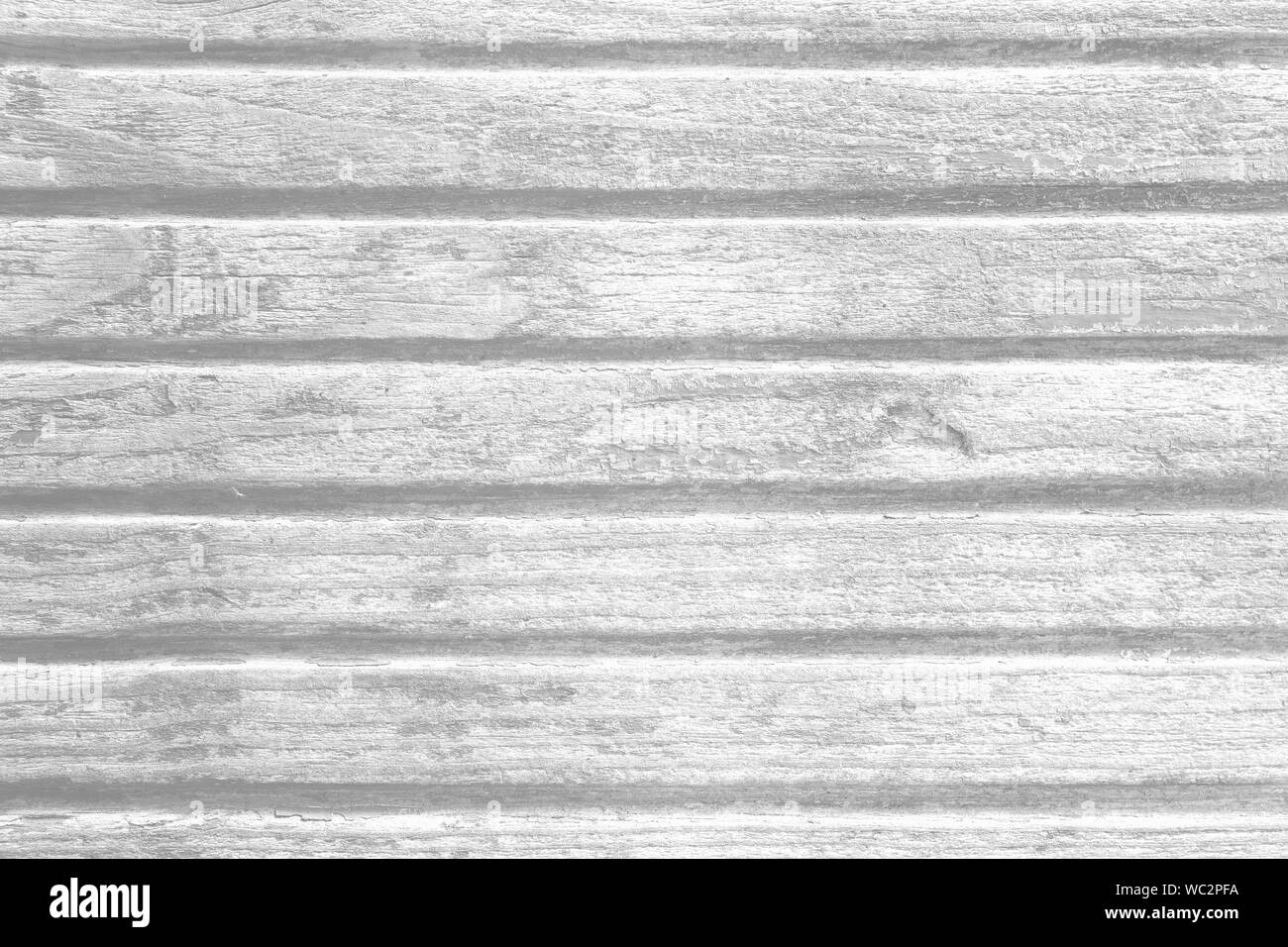 white planks background or natural wooden boards texture Stock Photo