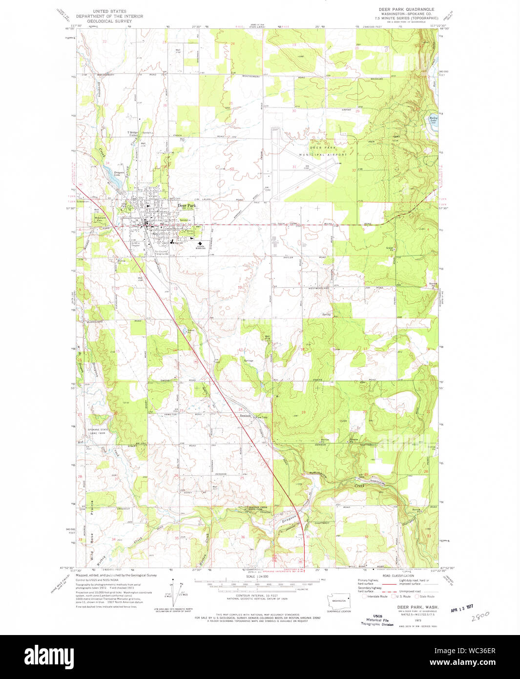 Deer Park Washington Map Deer Park Washington Map Hi-Res Stock Photography And Images - Alamy