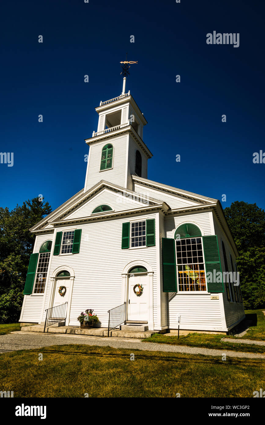 Center Meetinghouse Newbury, New Hampshire, USA Stock Photo Alamy