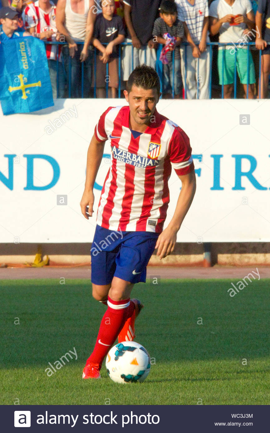 david villa atletico madrid jersey