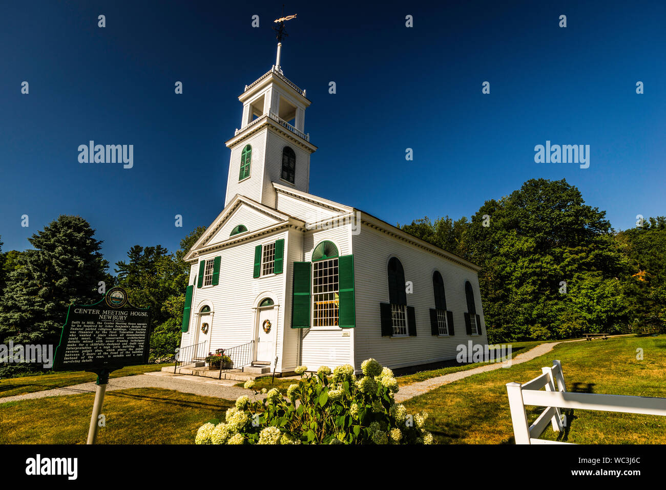 Center Meetinghouse Newbury, New Hampshire, USA Stock Photo Alamy
