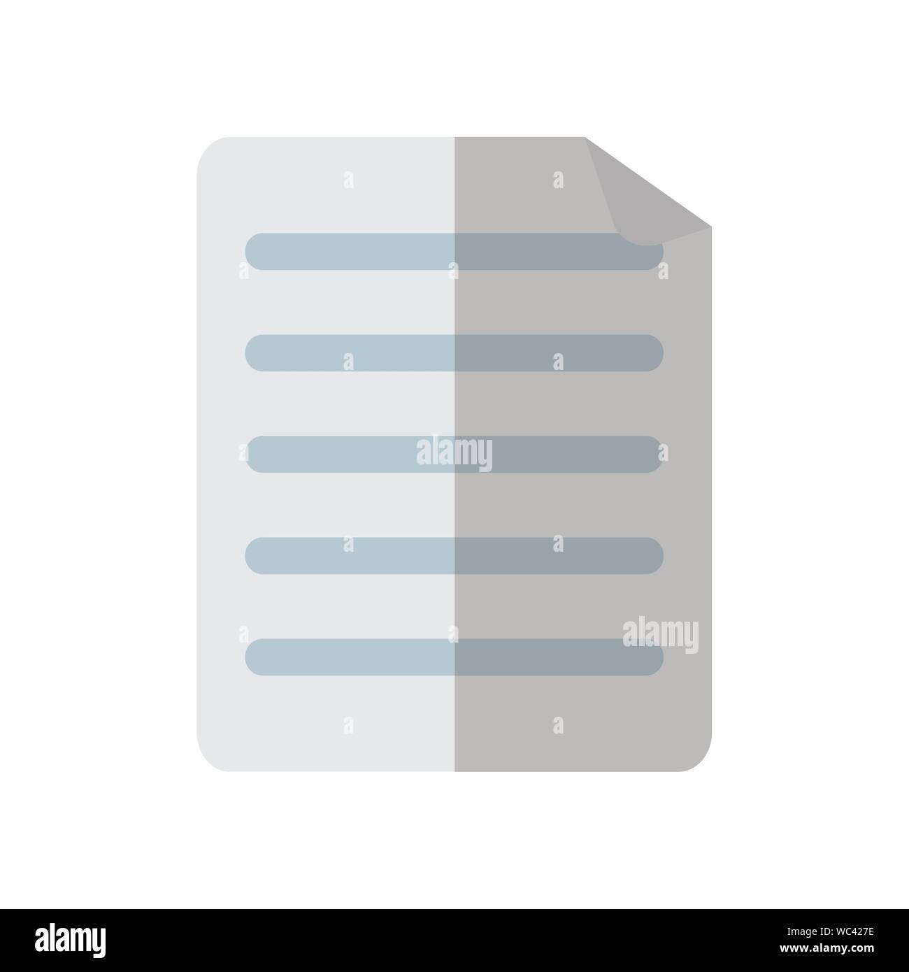 Isolated document vector design Stock Vector Image & Art - Alamy