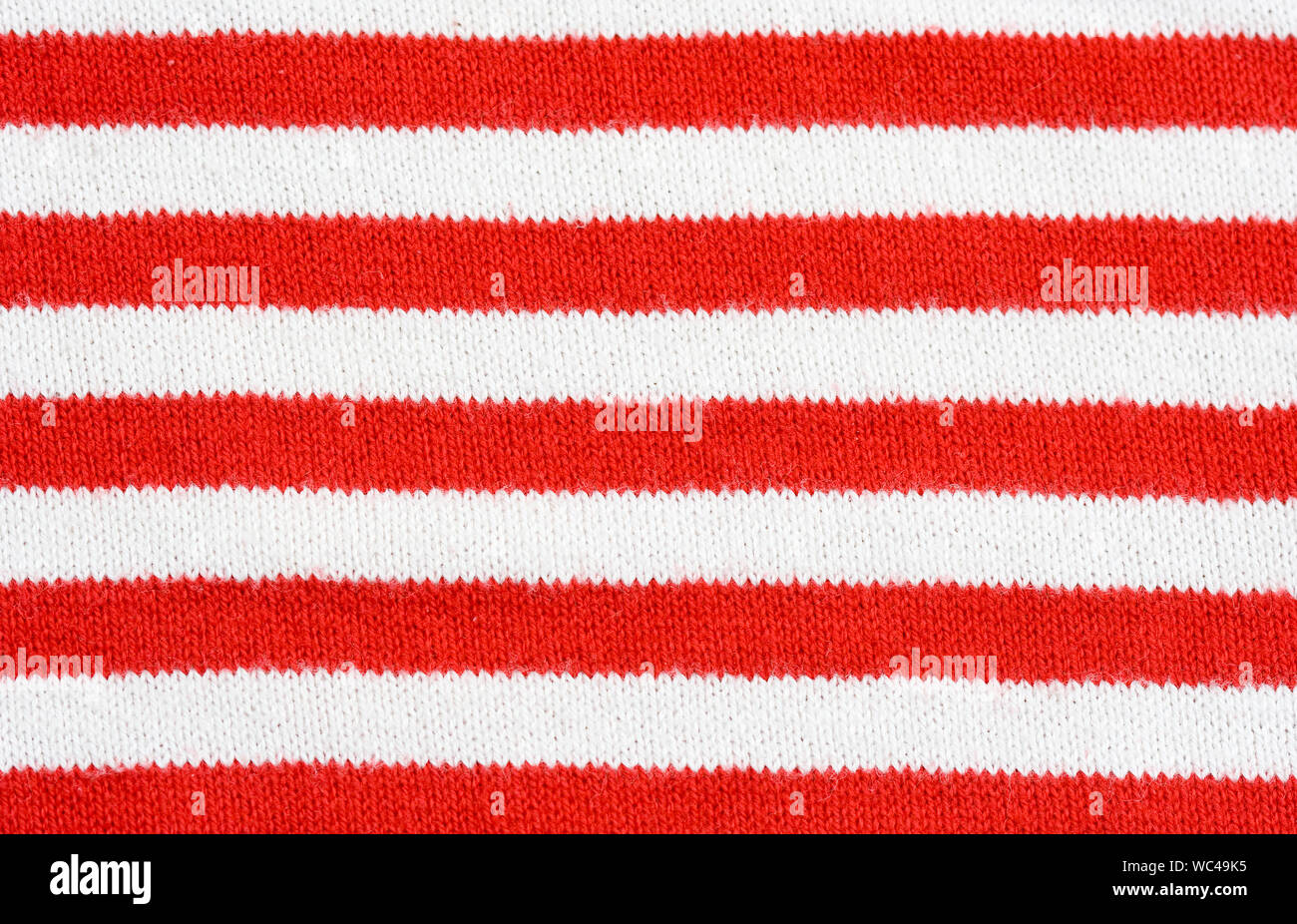 red and white striped sweater