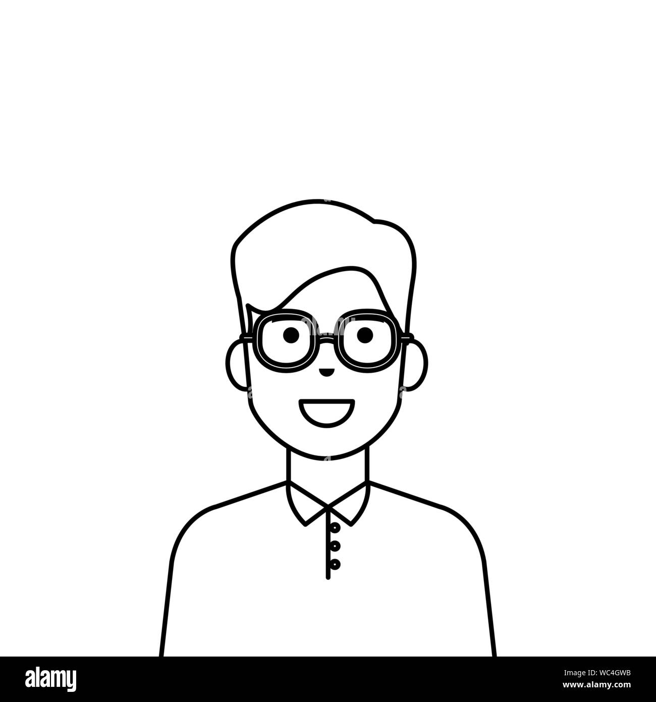 Isolated avatar man vector design Stock Vector Image & Art - Alamy