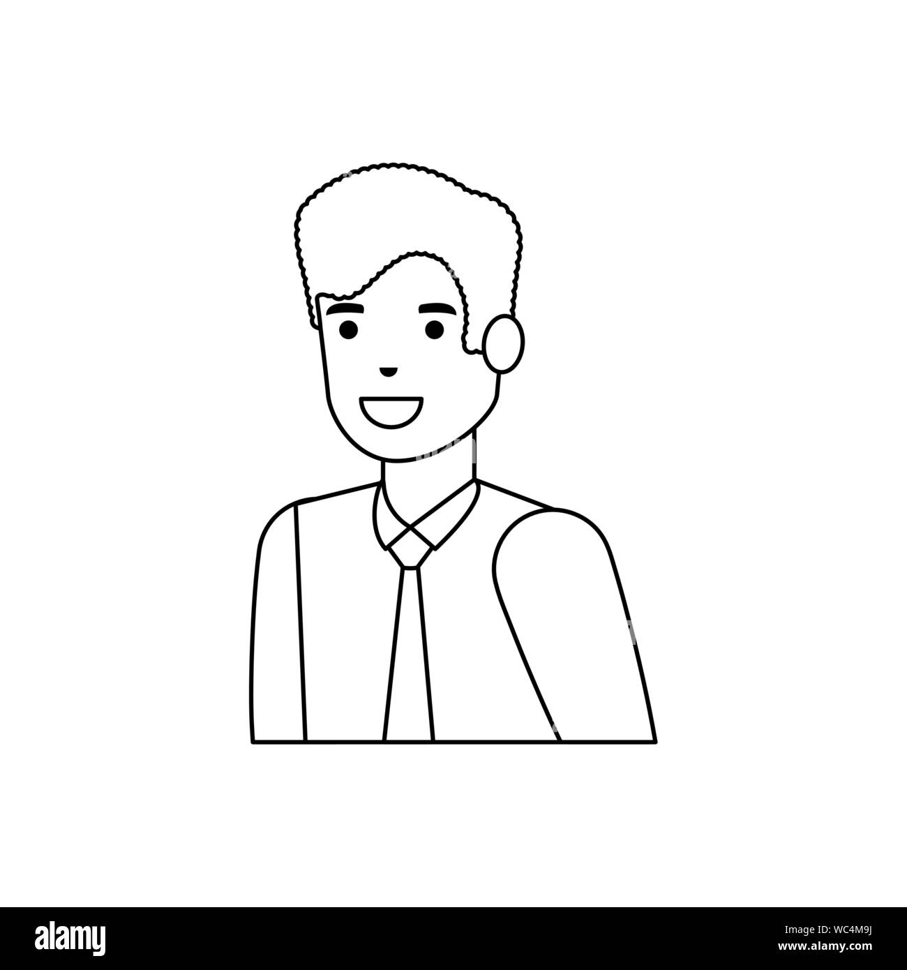 Isolated avatar man vector design Stock Vector Image & Art - Alamy
