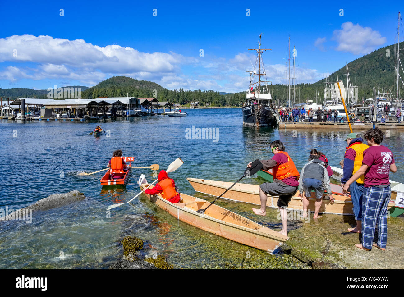 Youth race, April Tools Wooden Boat Challenge, Pender Harbour