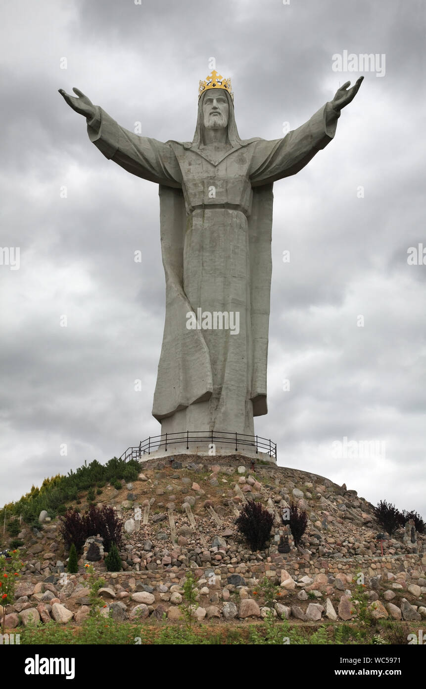 Monument Of Christ King In Swiebodzin Poland Stock Photo Alamy