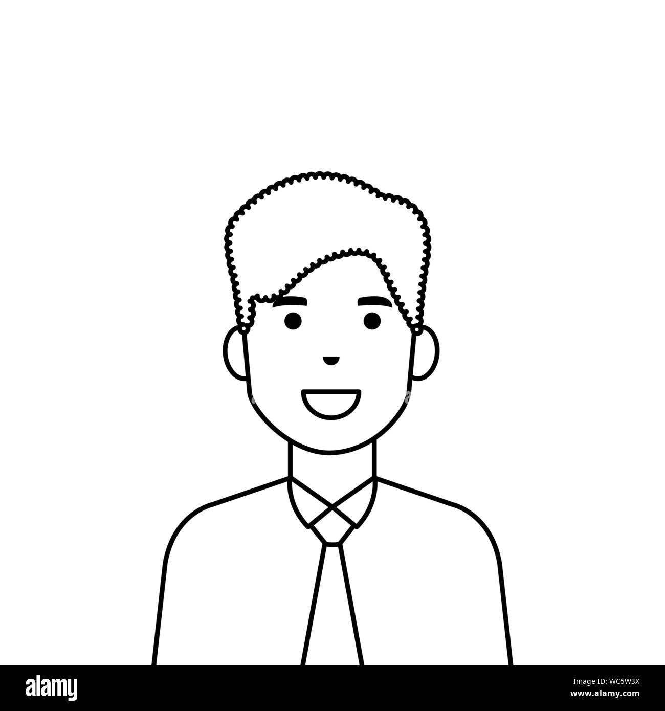 Isolated avatar man vector design Stock Vector Image & Art - Alamy