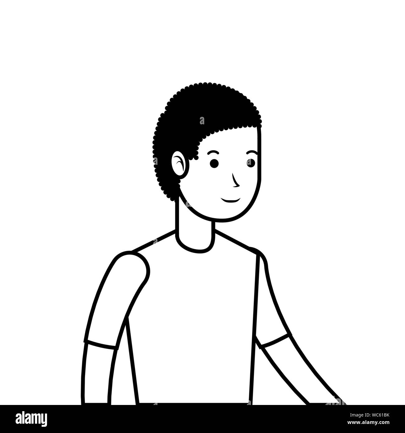 Isolated avatar man vector design Stock Vector Image & Art - Alamy