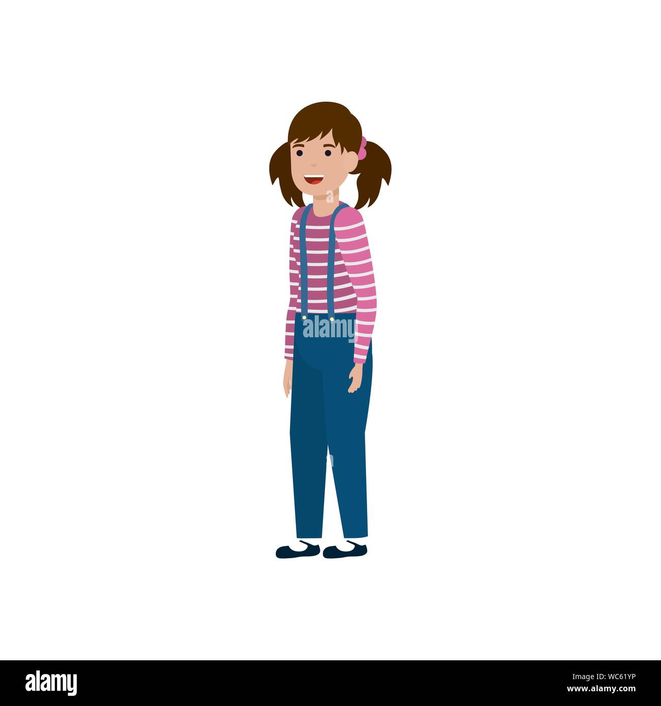 Isolated girl cartoon design Stock Vector Image & Art - Alamy
