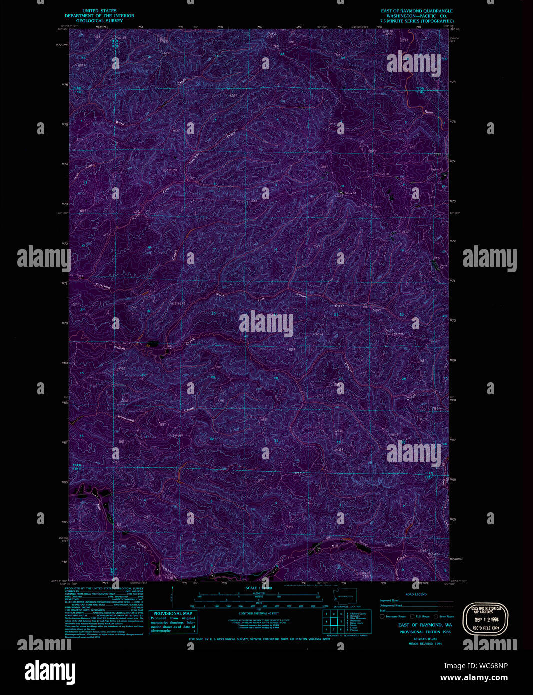 Map of raymond washington hires stock photography and images Alamy