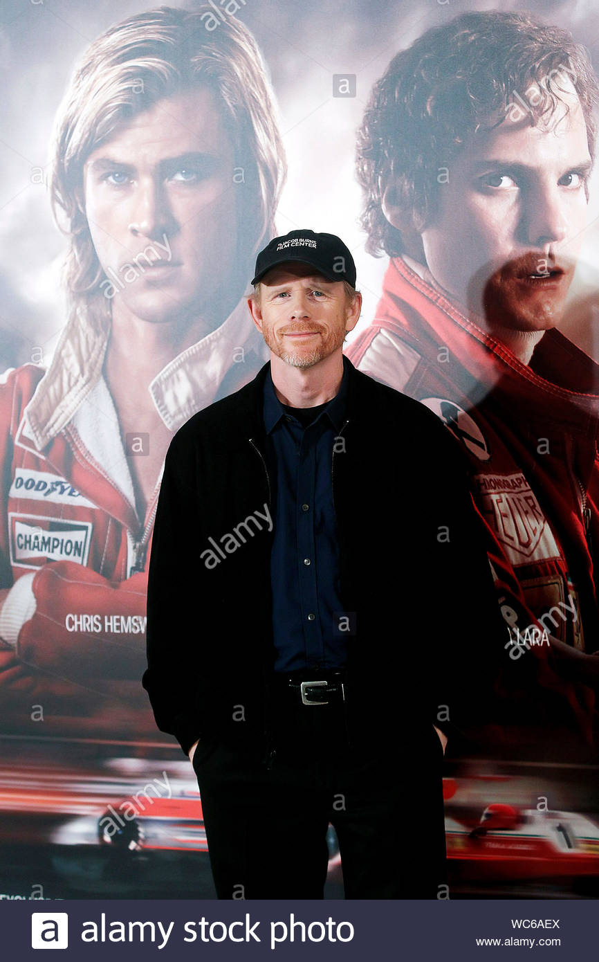 Madrid, Spain - Film director Ron Howard and Actor Daniel Bruhl attends the  spanish Photo Call for the movie "RUSH". AKM-GSI, August 19, 2013 Stock  Photo - Alamy
