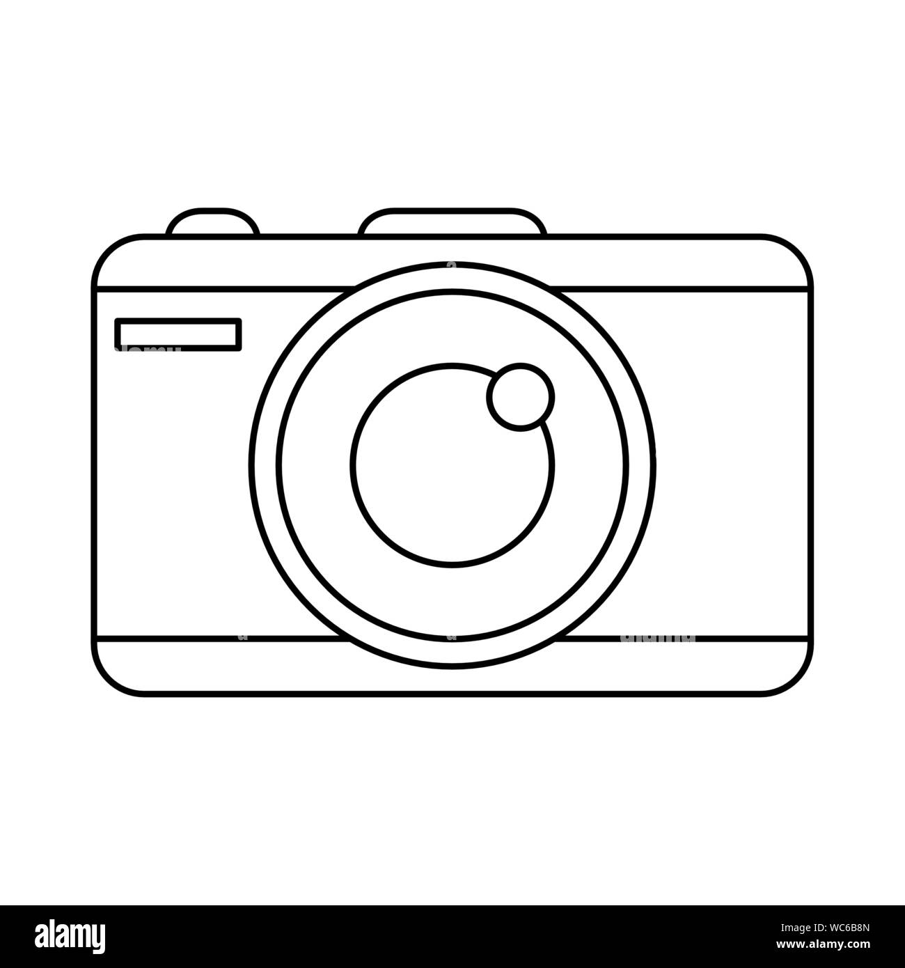 Isolated digital camera design Stock Vector Image & Art - Alamy