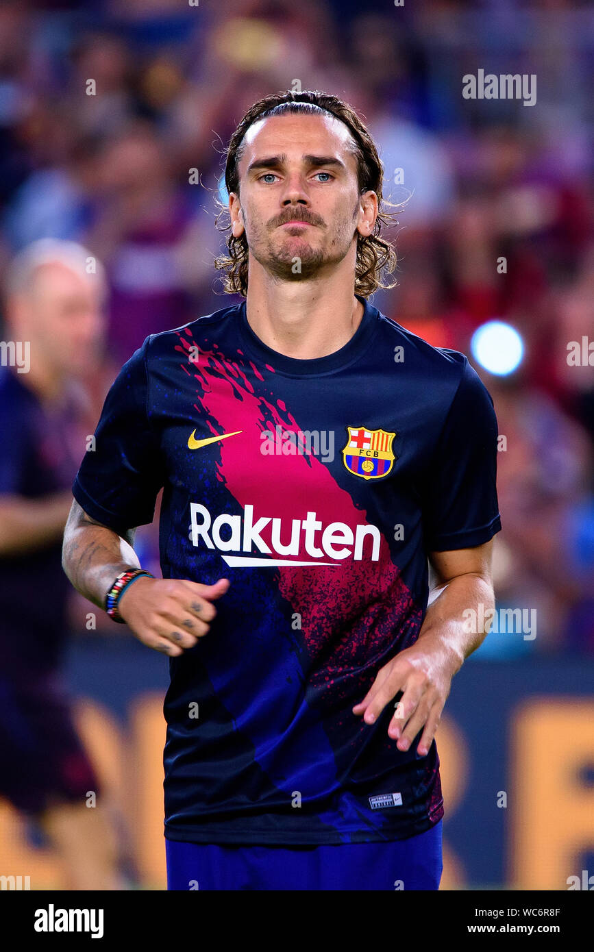 Barcelona Aug 25 Antoine Griezmann Plays At The La Liga Match Between Fc Barcelona And Real Betis At The Camp Nou Stadium On August 25 2019 In Bar Stock Photo Alamy