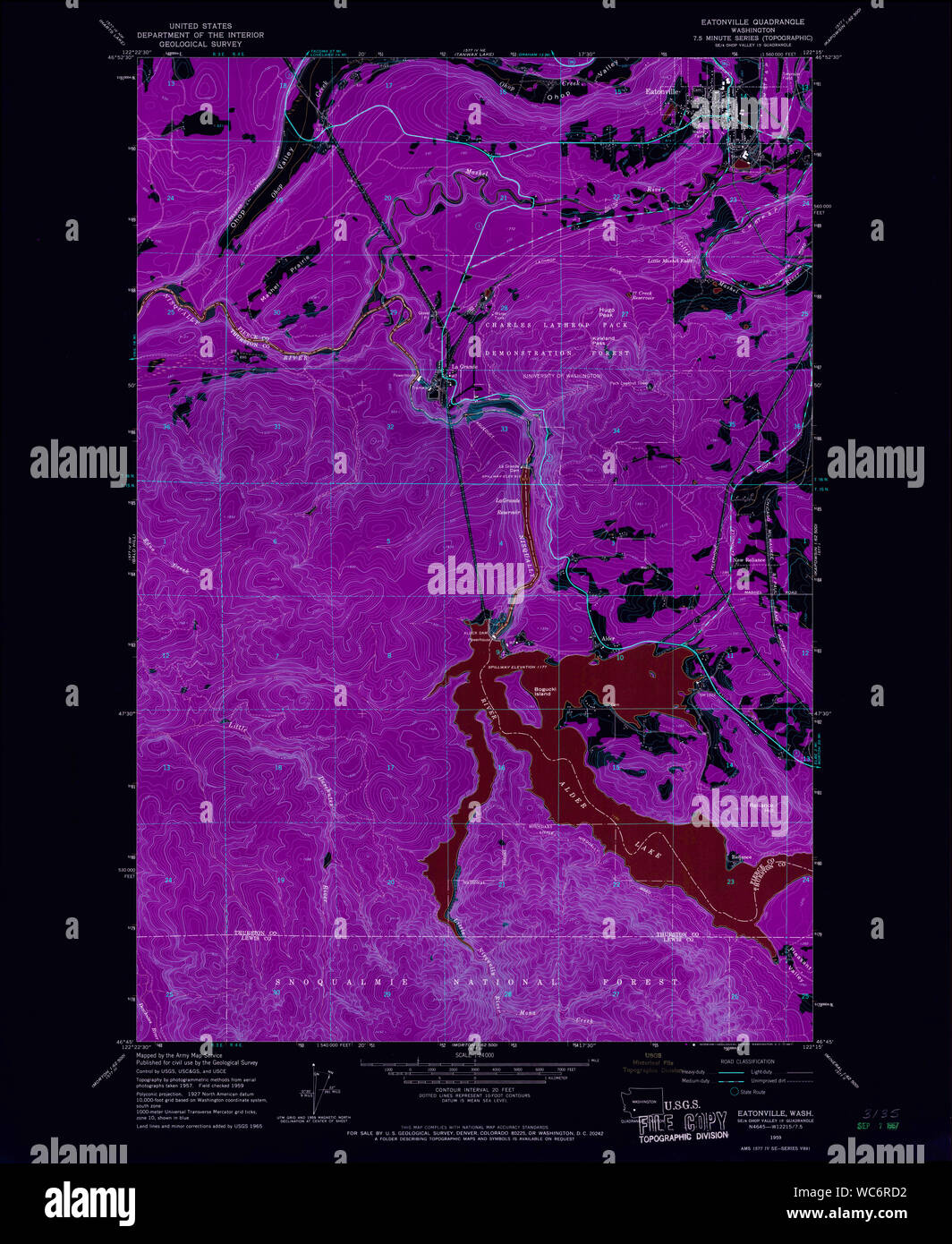 Map of eatonville hires stock photography and images Alamy