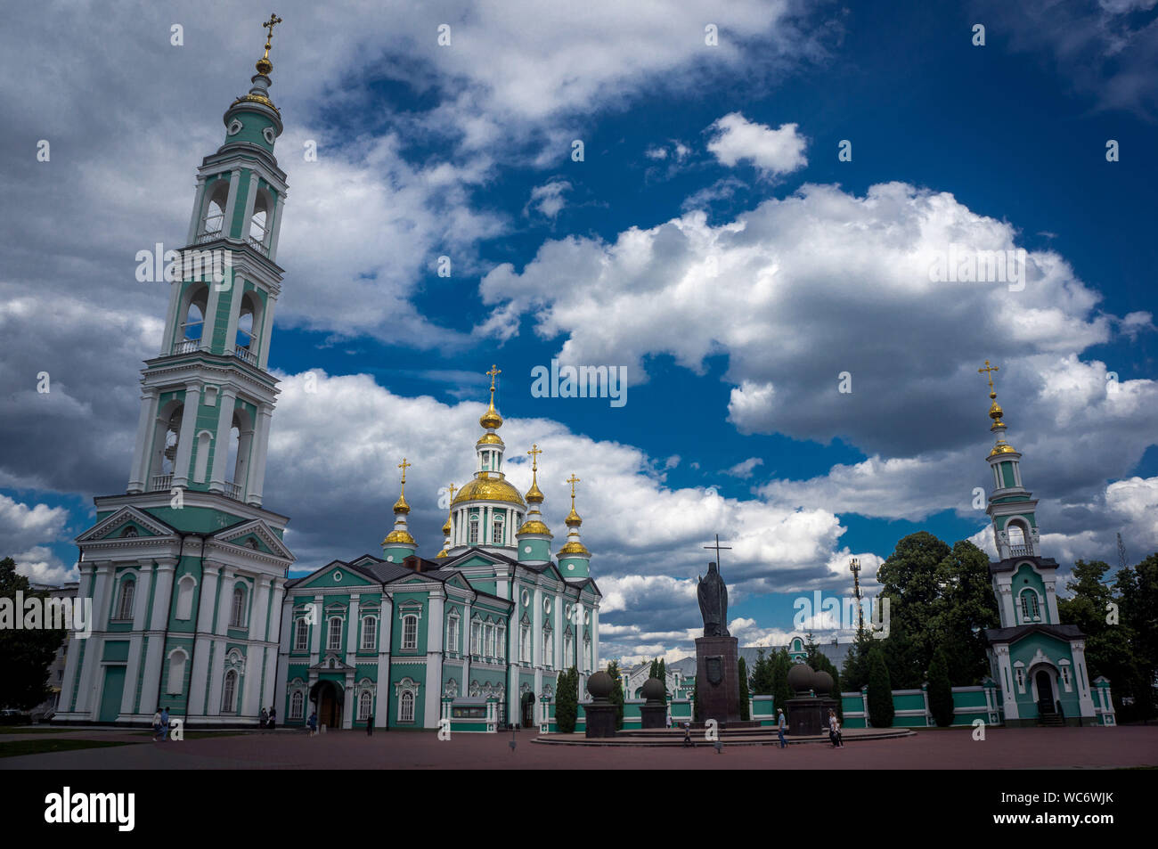 Tambov, Tambov region, Russia. 27th Aug, 2019. Spaso-Preobrazhensky Cathedral Credit: Demian Stringer/ZUMA Wire/Alamy Live News Stock Photo