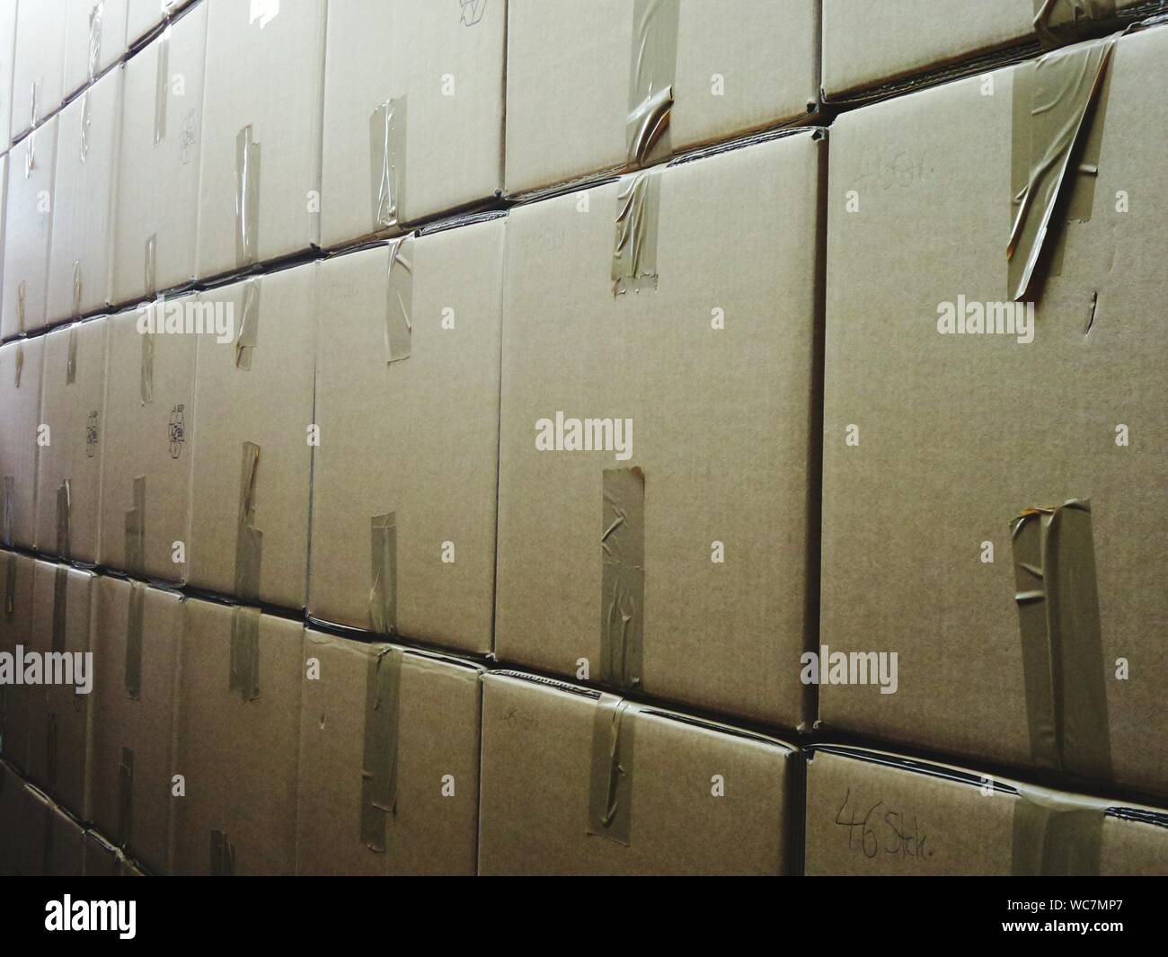 Stacks of cardboard hires stock photography and images Alamy