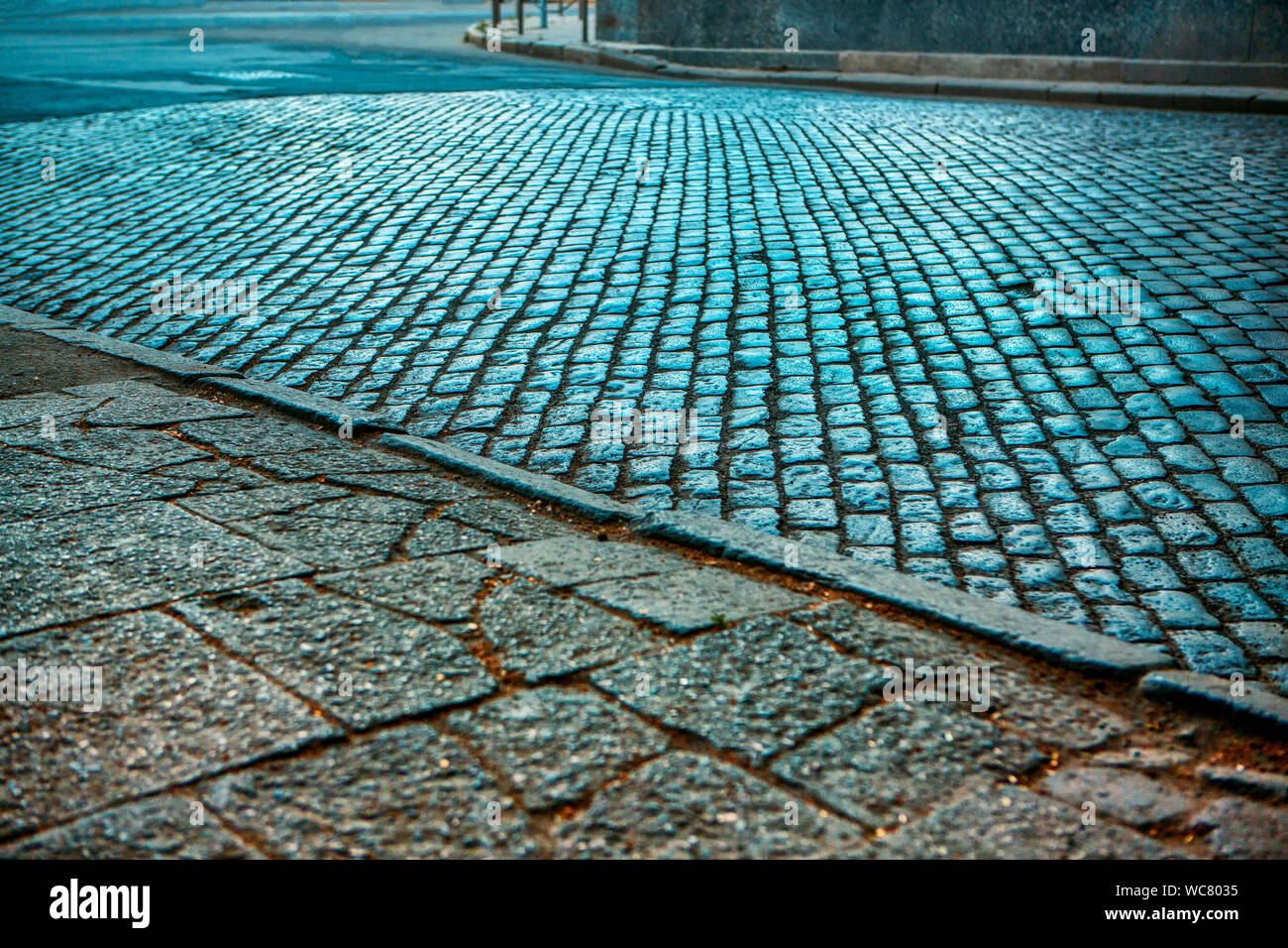 background of old cobblestone pavement Stock Photo - Alamy