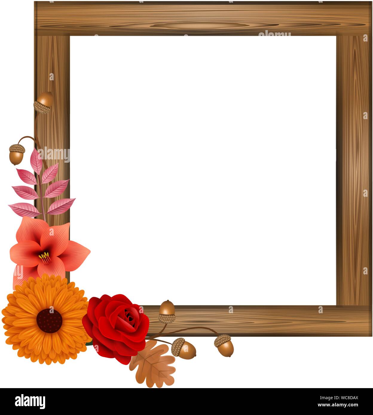Wood Frame Square Background Stock Photo by ©DanFLCreativo 113877816