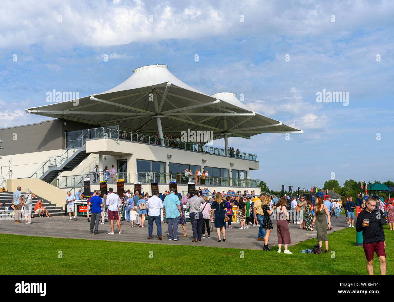Bath Racecourse, Lansdown, Bath, Somerset, England, UK view of