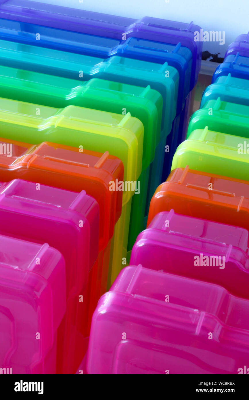 Plastic storage containers store hires stock photography and images
