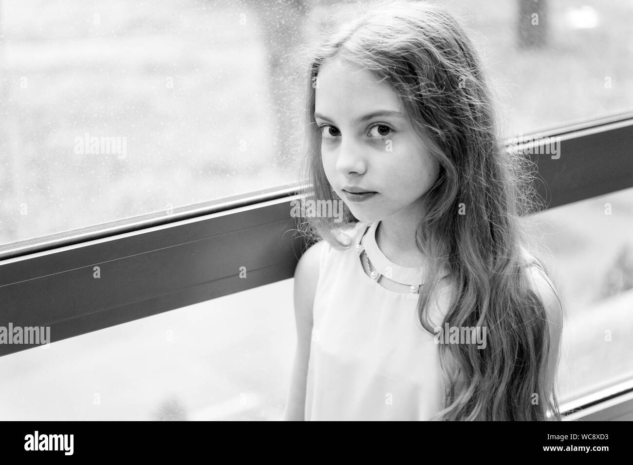 Your Hair At Its Best Cute Little Child Wearing Her Hair Loose