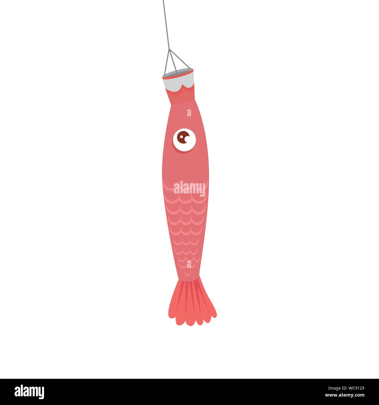 chinese fish decorative hanging icon Stock Vector Image & Art Alamy