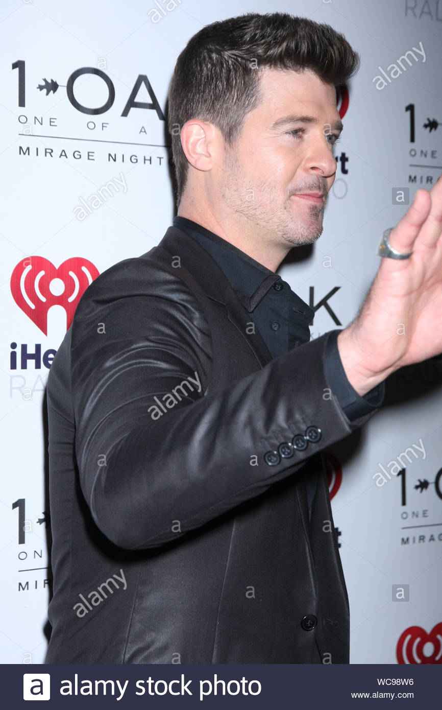 Las Vegas Nv Robin Thicke Attends The Iheartradio After Party