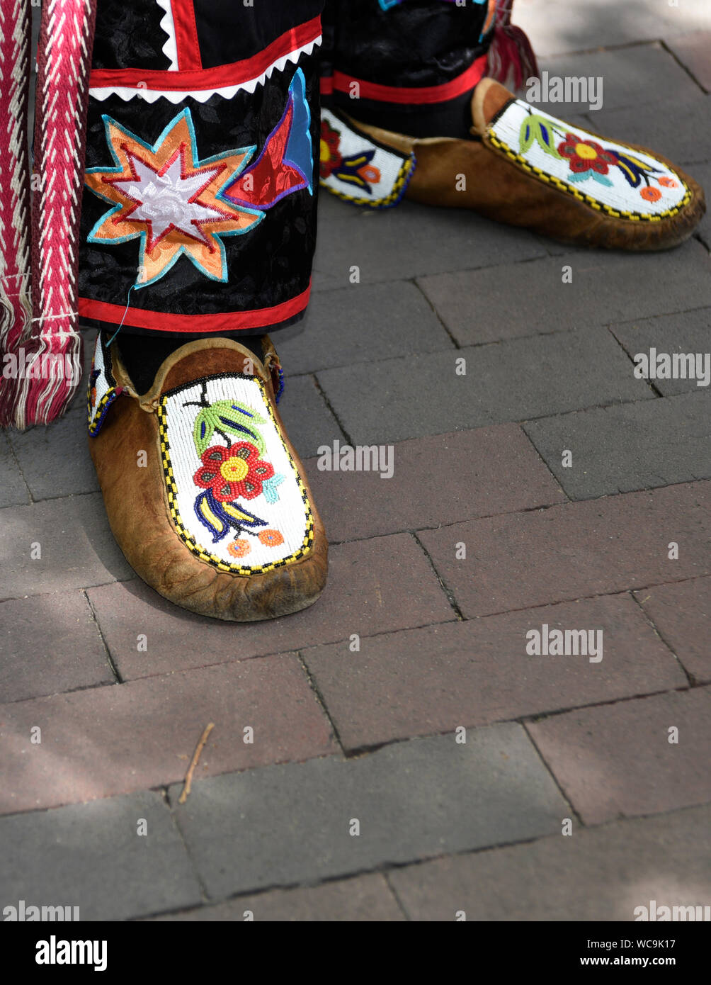 native beaded moccasins