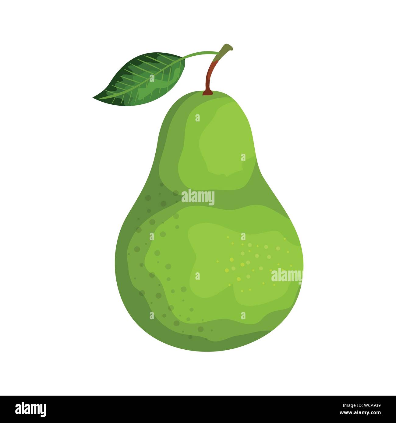 fresh pear fruit nature icon Stock Vector Image & Art - Alamy