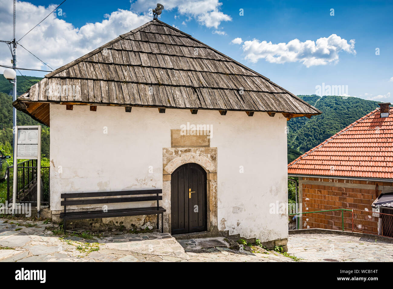 Women mosque - Dizdareva dzamija - in Jajce, Bosnia and Herzegovina Stock Photo