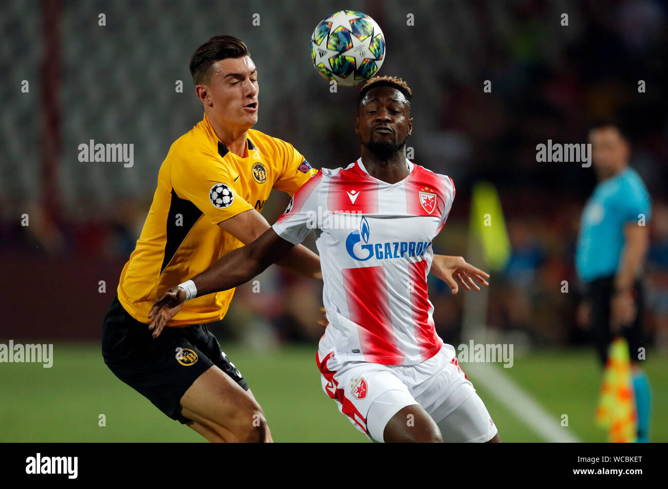 Crvena Zvezda beat HJK 2-0 during UEFA Champions League 2nd qualifying  round - Xinhua