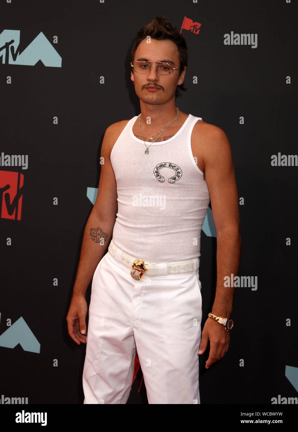 August 26 2019 Newark New York USA BRANDON THOMAS LEE Attends The   August 26 2019 Newark New York Usa Brandon Thomas Lee Attends The 2019 Mtv Vmas Red Carpet Arrivals Held At The Prudential Center Credit Image Nancy Kaszermanzuma Wire WCBWYW 