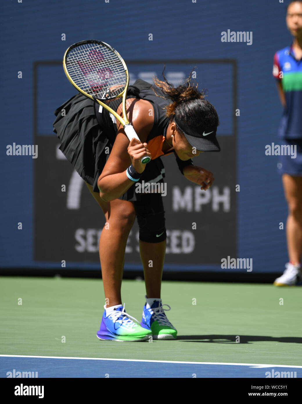 Flushing NY, USA. 27th Aug, 2019. Naomi Osaka Vs Anna Blinkova on Arthur Ashe Stadium at the USTA Billie Jean King National Tennis Center on August 27, 2019 in Flushing Queens. Credit: Mpi04/Media Punch/Alamy Live News Stock Photo