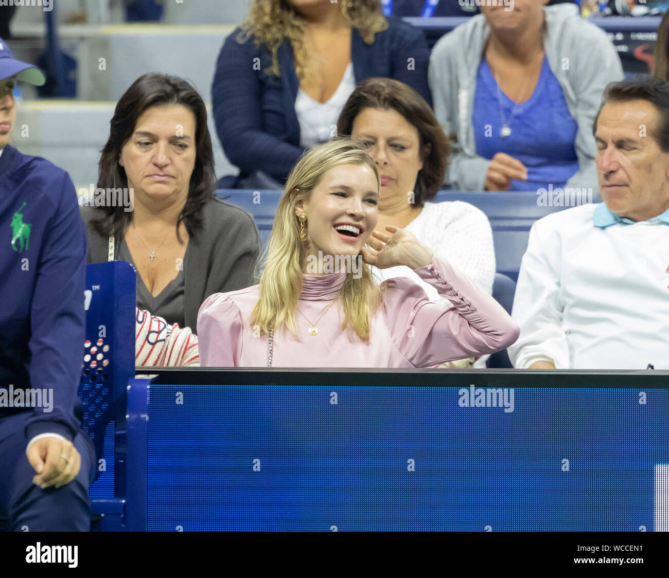 New York, NY - August 27, 2019: Joy Carrigan attends round 1 of US Open