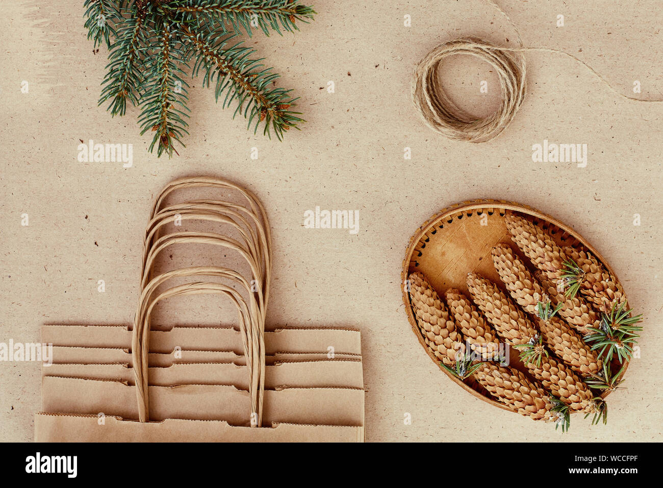 Jute craft bags hi-res stock photography and images - Alamy